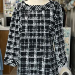 Talbots checkered top